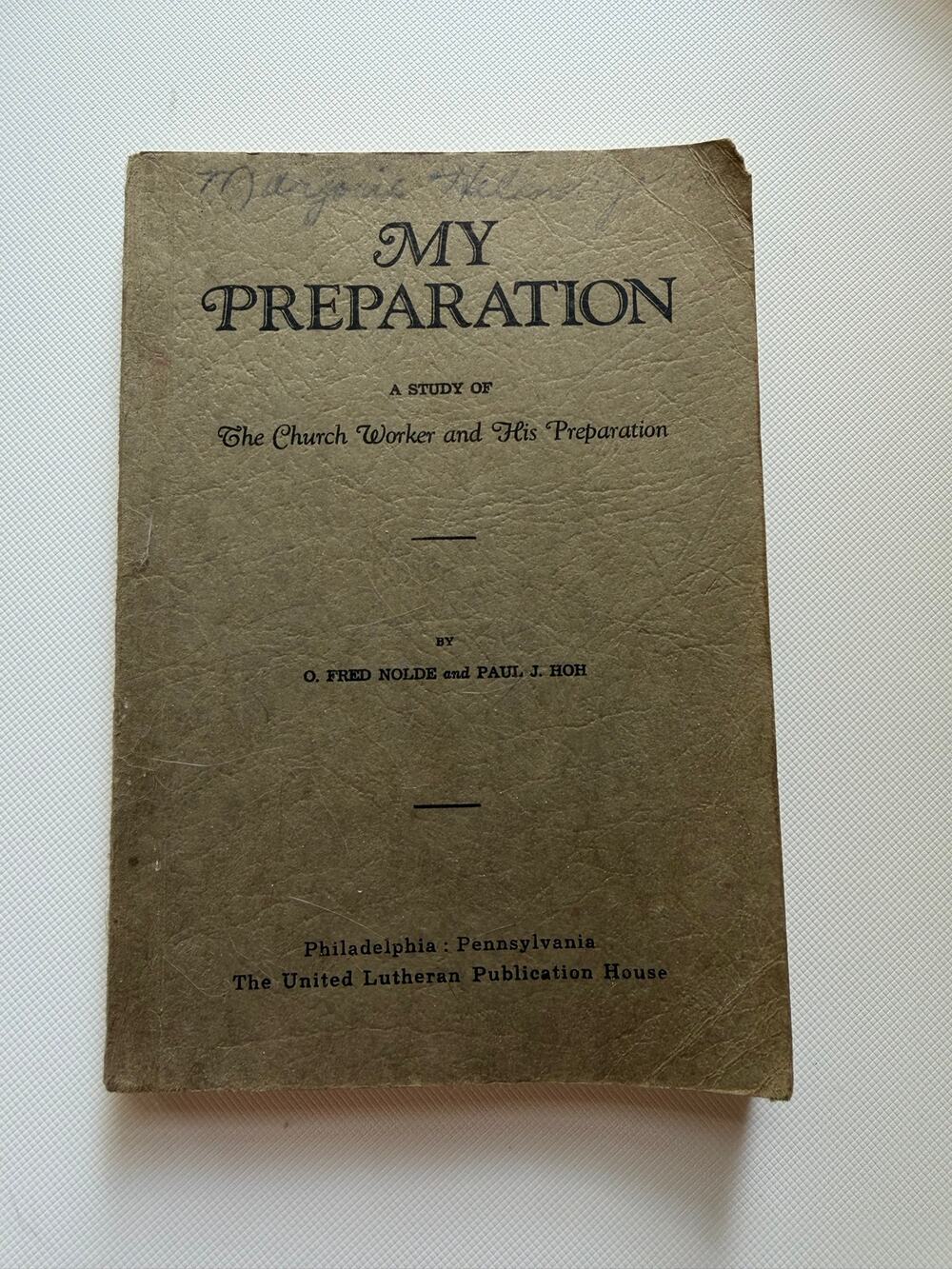 My Preparation